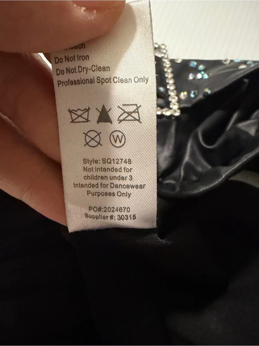 Weissman dance costume menswear suit tux pleather The Business SQ12748 MA adult